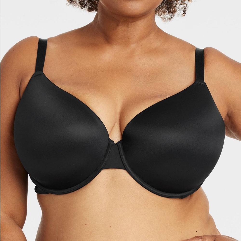 Women's Auden Black Full Coverage Tshirt Bra